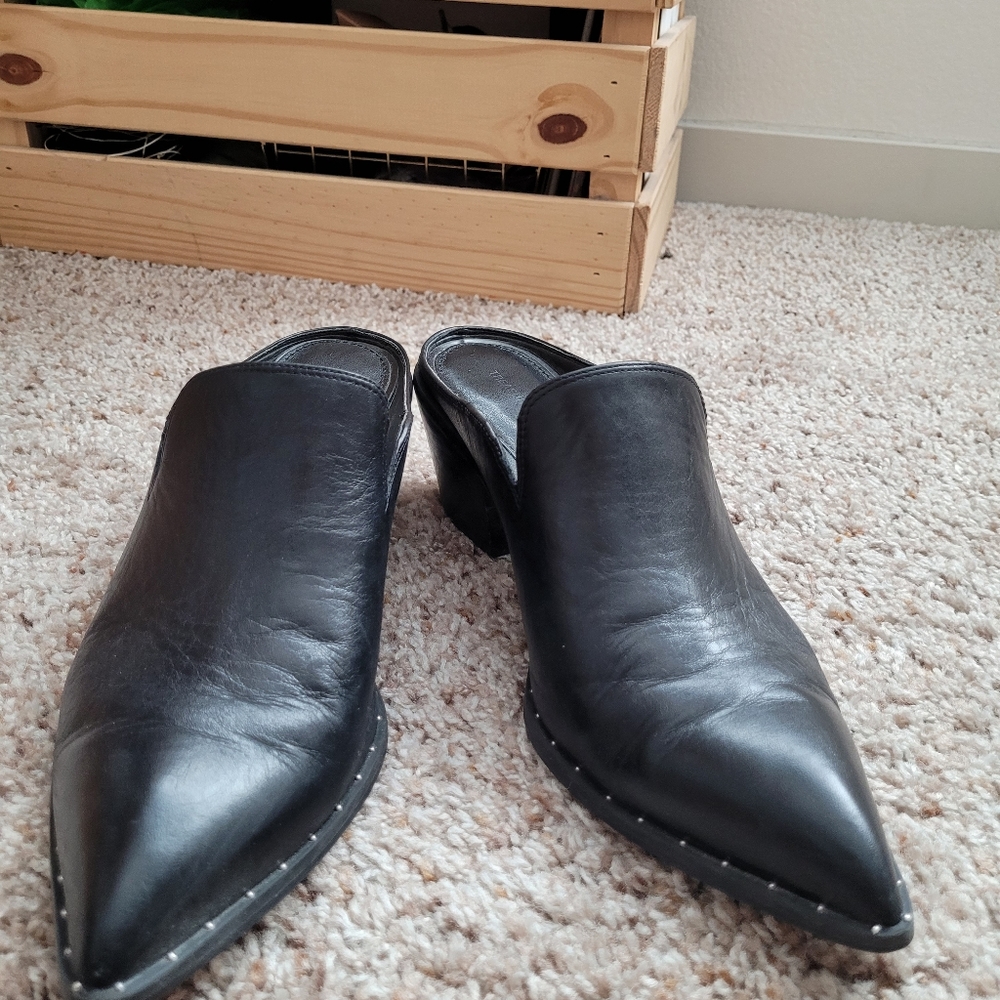 Treasure & Bond Leather Western Mules
